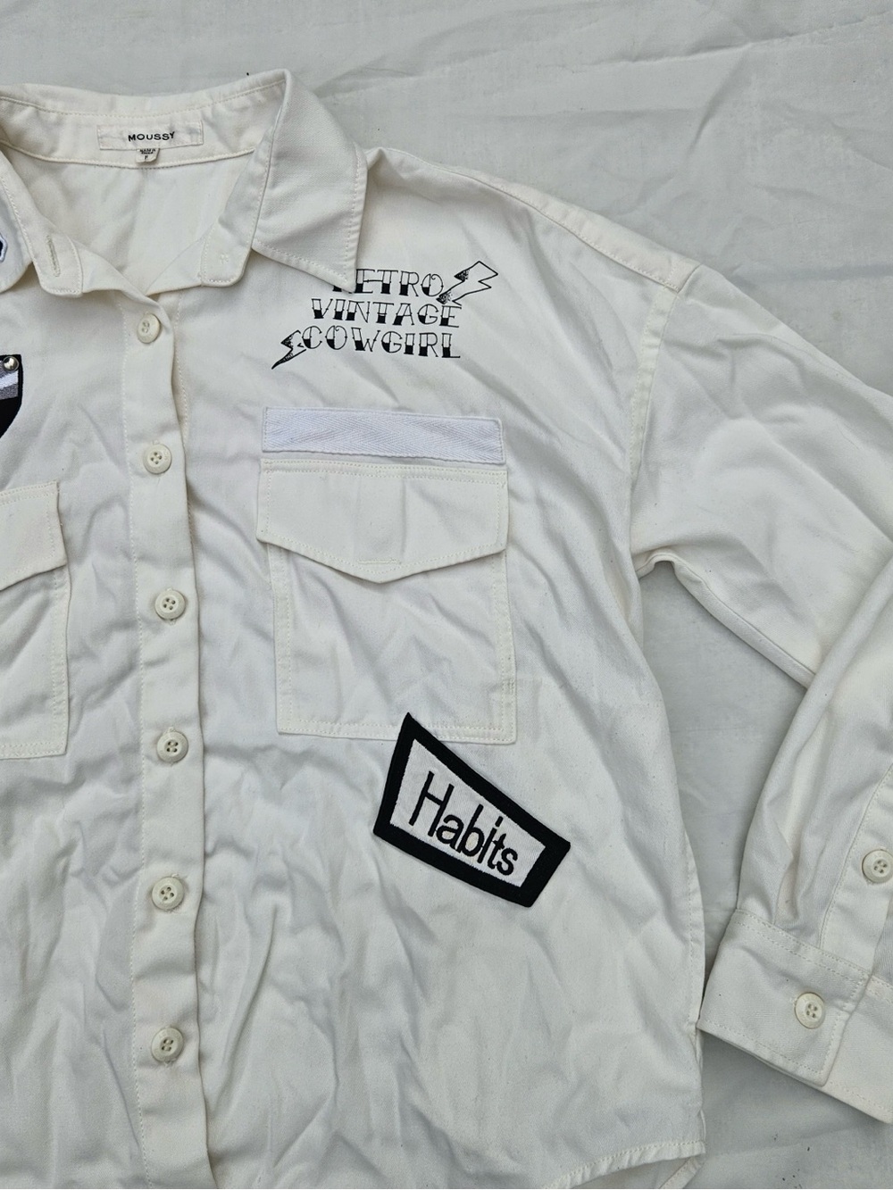 Moussy Patch Button Up